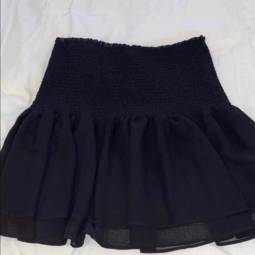 Black flowy skirt